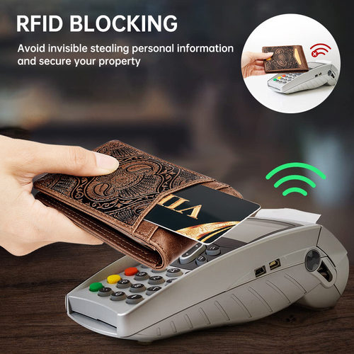 英皇保罗男士钱包新款耐磨pvc复古高档皮夹时尚印花零钱包