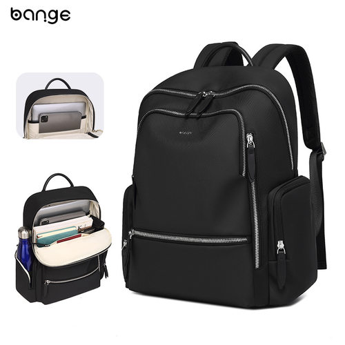 bange新款女士感大容量百搭通勤双肩包休闲旅行背包backpack