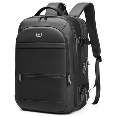 瑞士军士刀双肩包男电脑包出差大