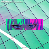 汽车反光贴纸赛博朋克露西Lucy二次元 贴花 眼神车贴摩托电动车改装