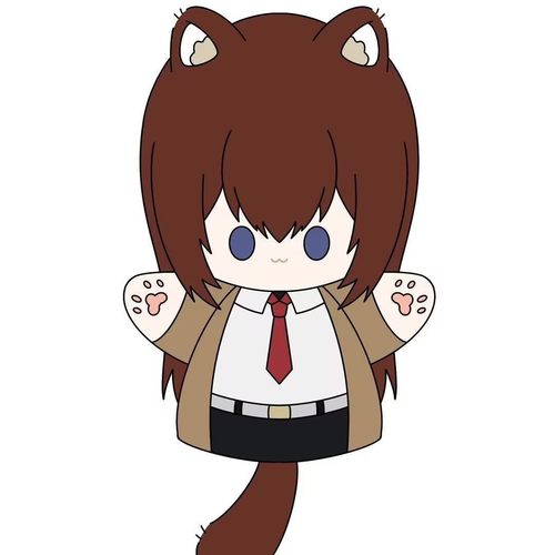 命运石之门周边牧濑红莉栖手偶动漫二次元可爱毛绒公仔棉花娃礼物