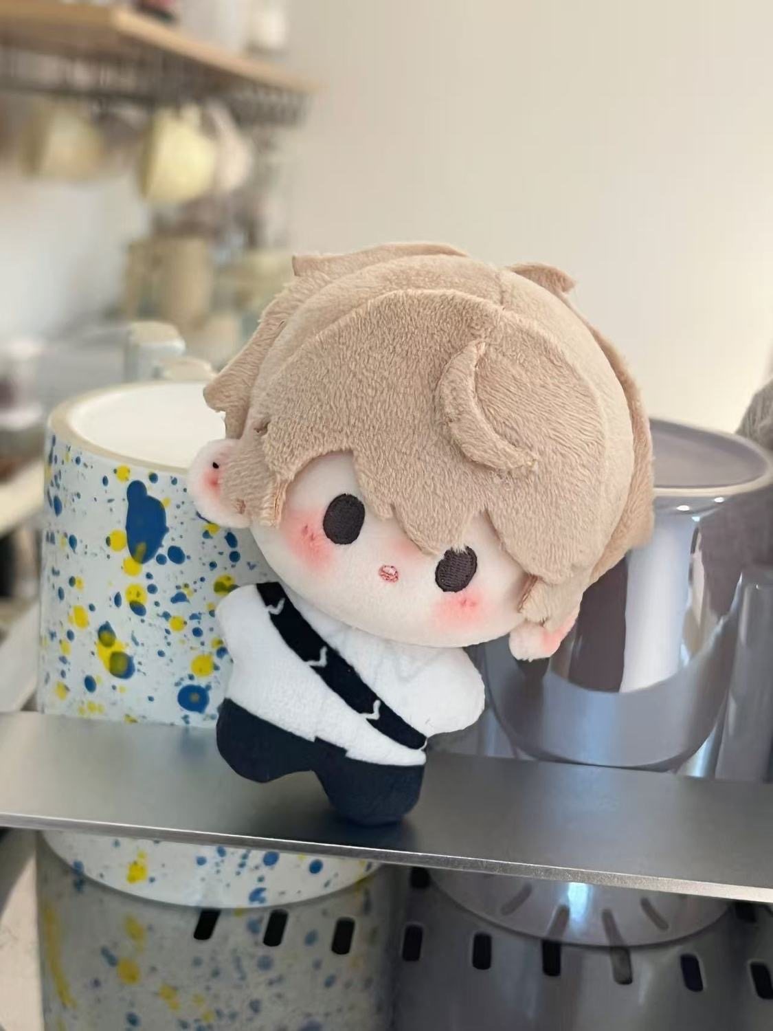 明星可爱动漫周边余宇涵张泽禹属性10cm棉花娃娃毛绒玩偶公仔挂件