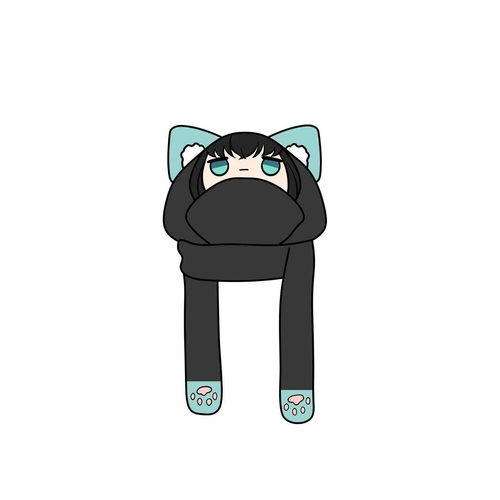 二次元鬼灭之刃周边玩偶时透无一郎毛绒围巾帽子手套一体cos礼物