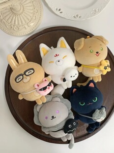 光与夜之恋动漫周边12CM棉花娃娃陆沉齐司礼萧逸查理苏夏鸣星挂件