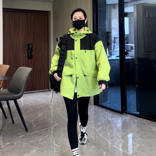 中长风衣防风韩版连帽