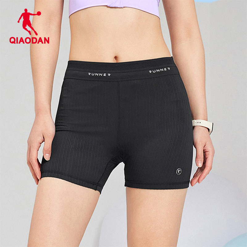 乔丹运动裤半弹短裤女款2026夏季新款马拉松跑步弹力裤紧身裤