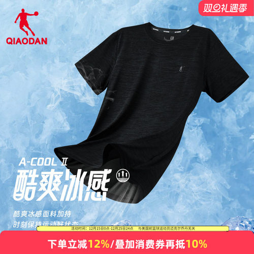 乔丹短袖t恤男运动休闲速干衣服