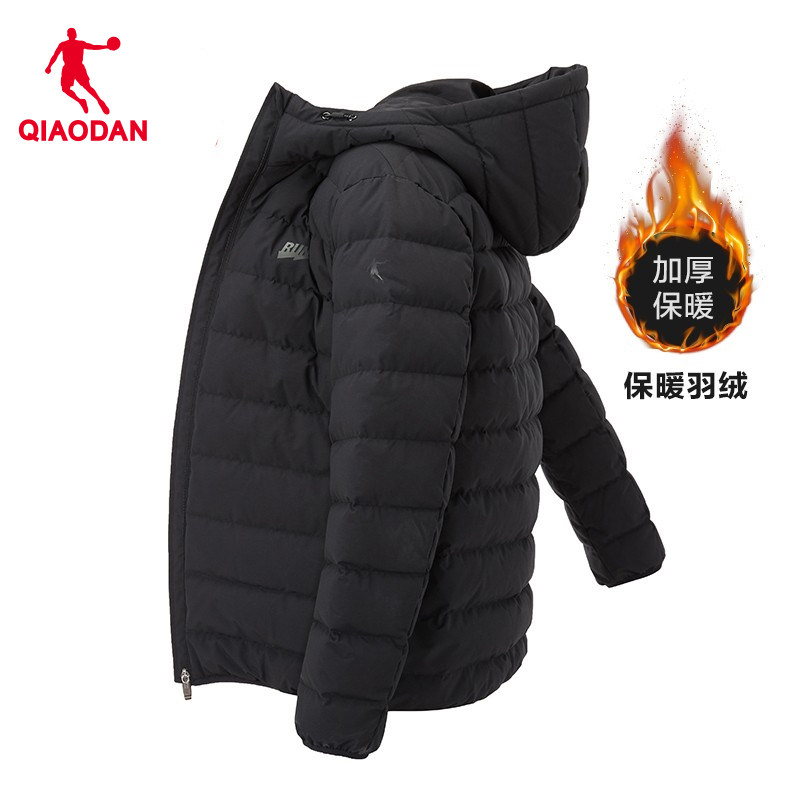 乔丹连帽羽绒服男款运动服外套