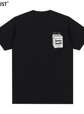 sonic youth音速青年短袖T恤摇滚乐队洗衣机washing machine复古