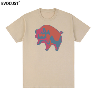 T恤男女 平克·弗洛伊德摇滚乐队复古怀旧猪朋克短袖 Pink Floyd