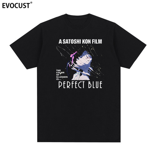 Perfect Blue 短袖T恤未麻的部屋金敏80S卡通动漫休闲复古男女Tee