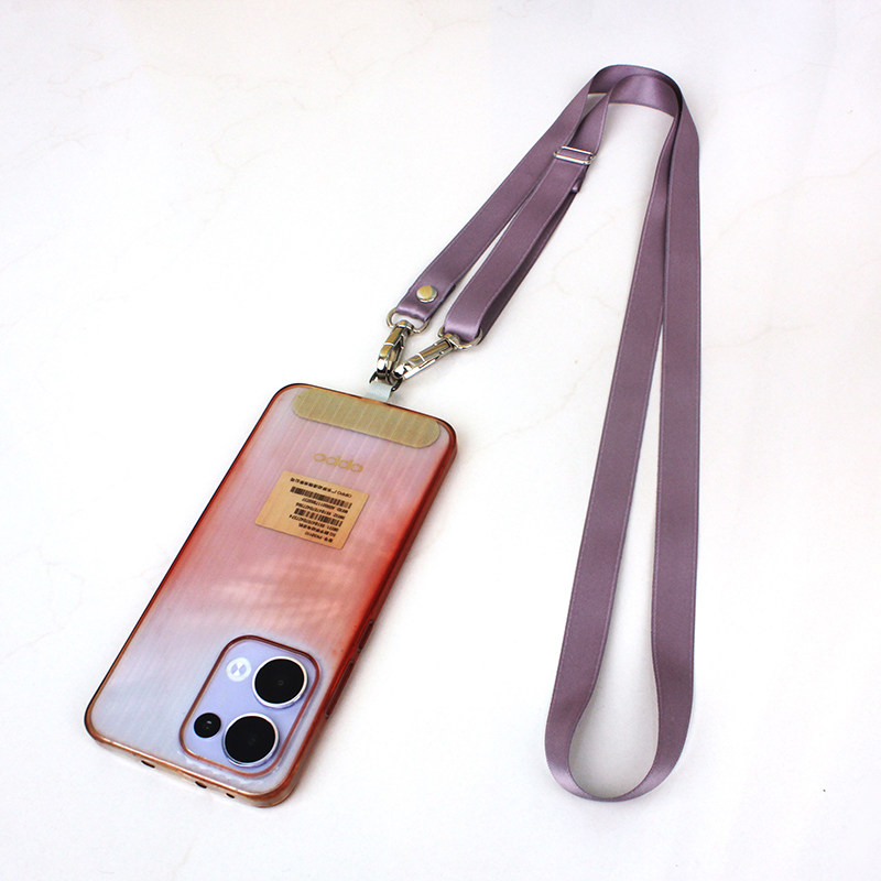 手机挂绳斜挎可背手腕款挂脖夹片垫片精致高级感2026新款男女通用