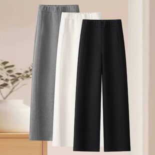 宽松显瘦糯米弯刀裤 直筒香蕉裤 休闲梧桐裤 松紧腰大码 子 女春夏新款