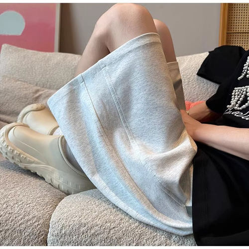 夏季休闲短裤男薄款韩版潮流宽松大码沙滩裤青少年篮球运动五分裤