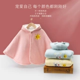 Детский ветрозащитный плащ, осенняя ветрозащитная удерживающая тепло толстовка с капюшоном для выхода на улицу, детская куртка, накидка