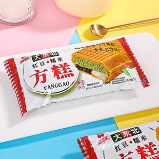 红豆糯米味礼拜天方糕雪糕网红冰淇淋威化三明治80g5支 新品
