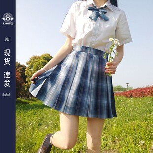 八音符jk原创正版制服jk格裙夏季买一送一高腰百褶裙子双子款现货