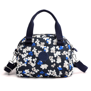 2024新款印花布包尼龙女包中老年人斜挎包帆布妈妈手提单肩斜背包