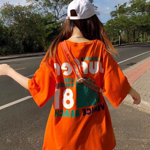 商场专柜纯棉洋气韩系短袖上衣服