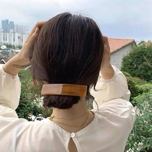 欣饰丽顶夹醋酸一字弹簧夹