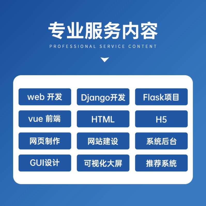 Python代编程序代做django开发flask项目vue前端GUI设计网页制作