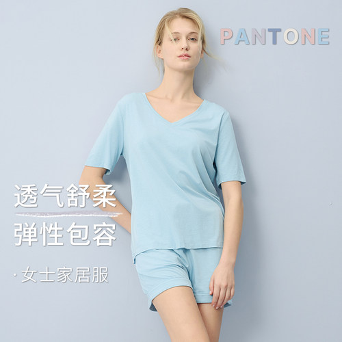 NestDesigns潘通女士短袖家居服