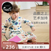 Nest Designs婴儿长袖 连体衣新生儿哈衣Frida联名宝宝和尚衣爬服