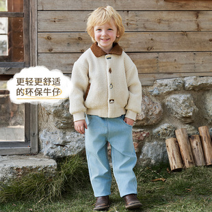 子洋气男童女童休闲长裤 PR小云朵儿童裤 秋冬 Designs Nest