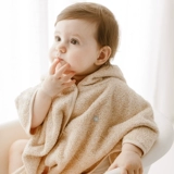 Детское банное полотенце с капюшоном, детский плащ, летние перчатки, хорошо впитывает воду