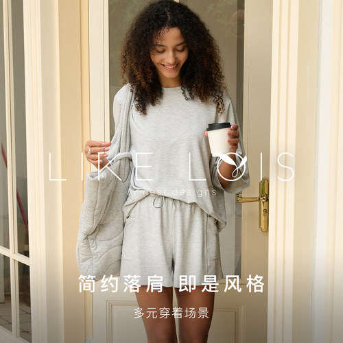 NestDesign女士短袖T恤短裤