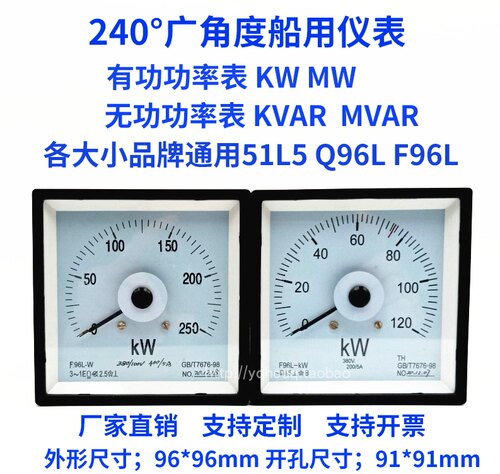 广角度有功功率表51L5/Q96L/F96L