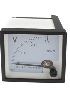 SQ-72指针式直流电压表72L1/CZ-72 15V50V10V250V30V500V伏特表