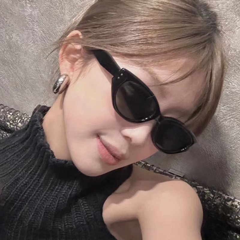 GM太阳镜男士显脸小猫眼墨镜女士防晒防紫外线太阳眼镜