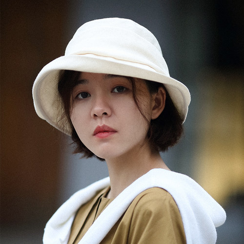 日系文艺女防晒护脸遮阳帽盆帽