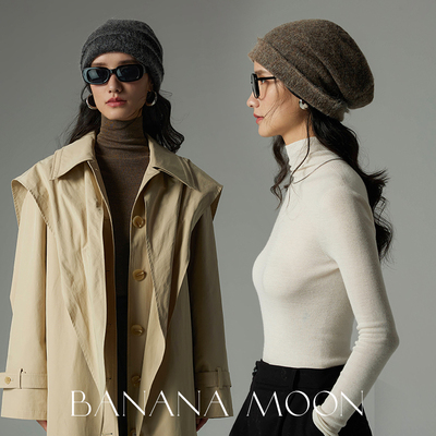 极简慵懒大帽兜丰盈软套头帽