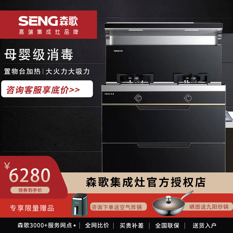 Seng/森歌 F30家用集成灶消毒柜蒸烤一体机多款官方新款正品 大家电 集成灶 原图主图