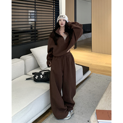 高级感洋气时髦小众休闲两件套女