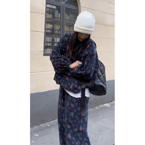 网红炸街气质休闲时尚小众两件套