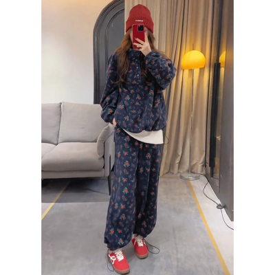 时髦宽松显瘦高级感休闲运动套装