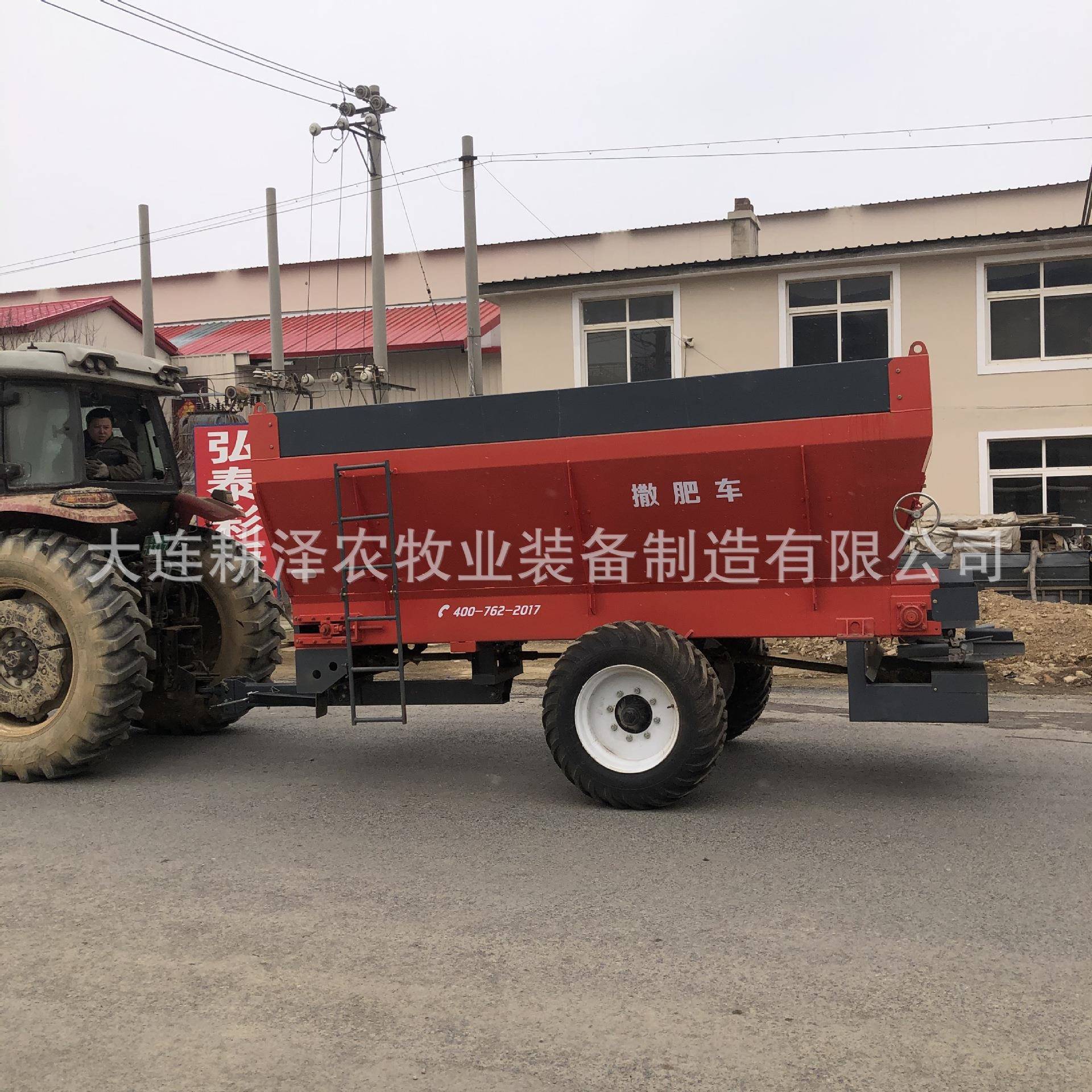 拖拉机驱动圆盘式可调节颗粒肥有机肥撒肥机牛粪猪粪撒粪车