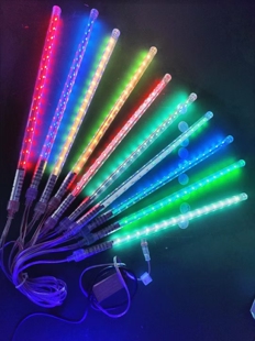 流星雨七彩灯闪工程款户外防水亮化绕树灯装饰圣诞节浪漫庭院包邮