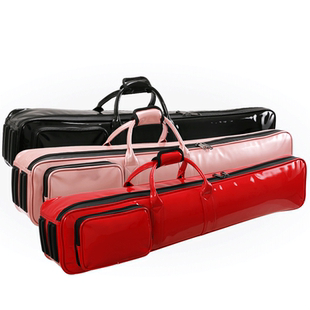 二胡包软包琴包可背可提漆皮镜面革亮面防水加厚防震二胡四胡琴包