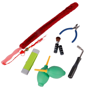 扬琴清洁套装扬琴乐器专用配件琴弦除锈面板灰尘吹琴弦剪钳凹槽刷