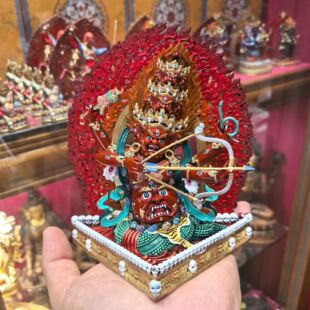 惹呼拉/热乎啦/rahula/热乎拉/惹乎拉/啦呼啦/喇呼拉/15cm铜摆件