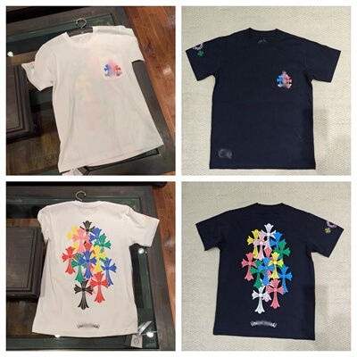 CH 26新款 男女童 七色彩虹纯棉长袖T恤 可换码不退货