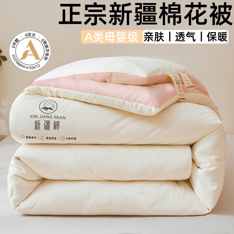 a类无染新疆棉花新款冬被宿舍被子被芯春秋被褥加厚保暖棉被四季