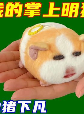 猪妞挂件毛绒玩具搞怪荷兰猪玩偶会发声表情包公仔仙女下凡挂件