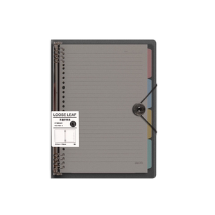 得力活页本外壳可拆卸a4本子康奈尔笔记本活页本替芯a5高颜值线圈本不硌手学习用品手账本记事本活页纸方格本