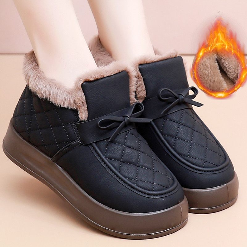 冬季老北京布鞋女棉鞋厚底雪地靴加绒保暖棉靴防滑软底休闲妈妈鞋,女鞋,时尚雪地靴,淘宝优惠券,粉丝福利购,淘宝优惠卷