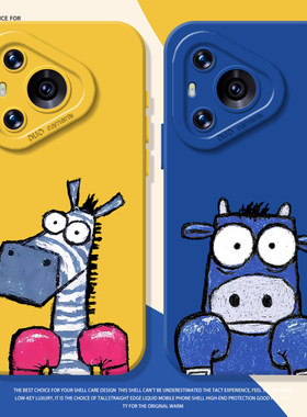 拳击小马适用华为pura80手机壳mate70pro男女nova15ultra新款p60马年14搞怪50趣味40新年30情侣13软12套11/10